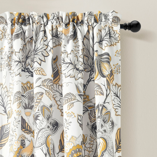 Rod pocket curtains and drapes