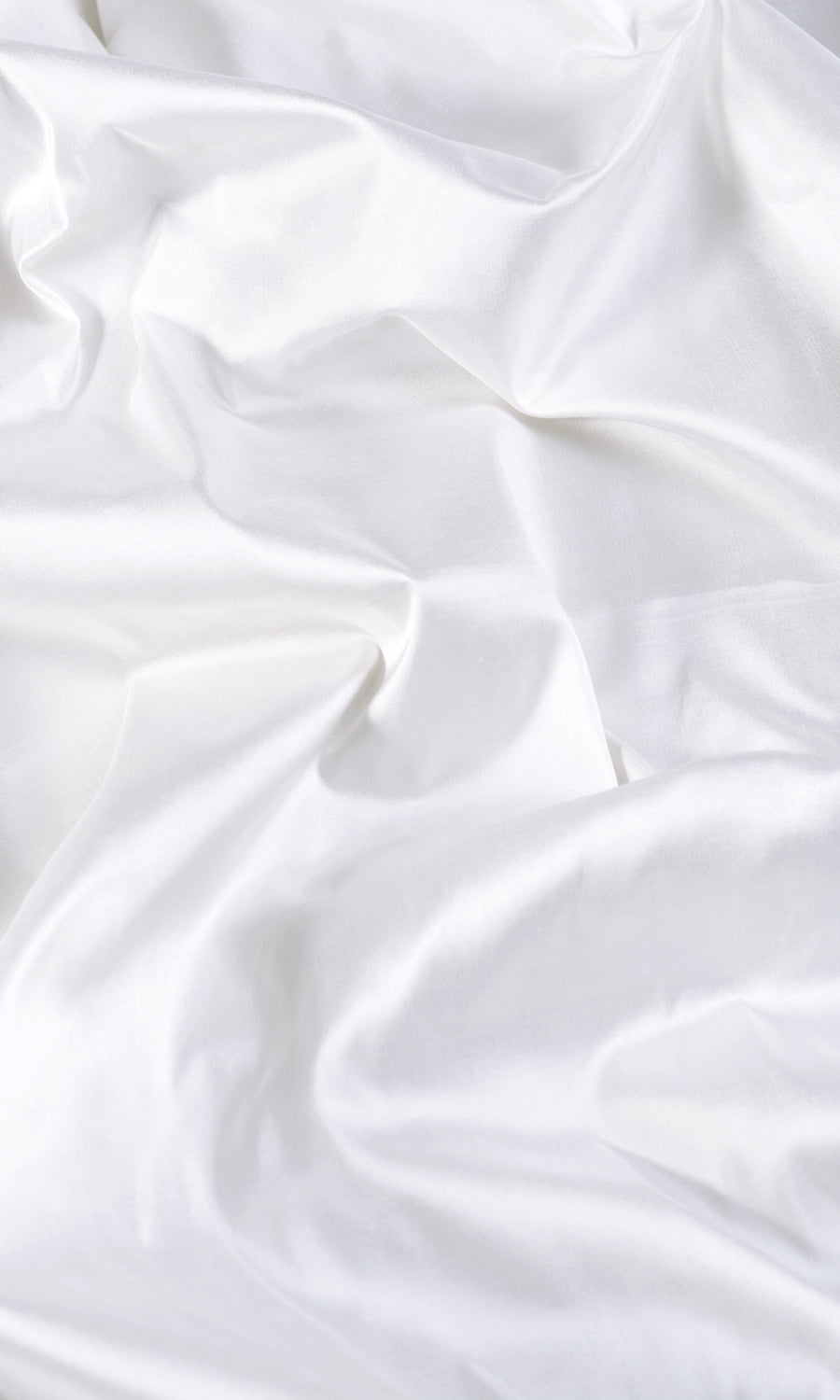 Shantung Silk Curtains / Drapes / Window Drapery Panels (White)