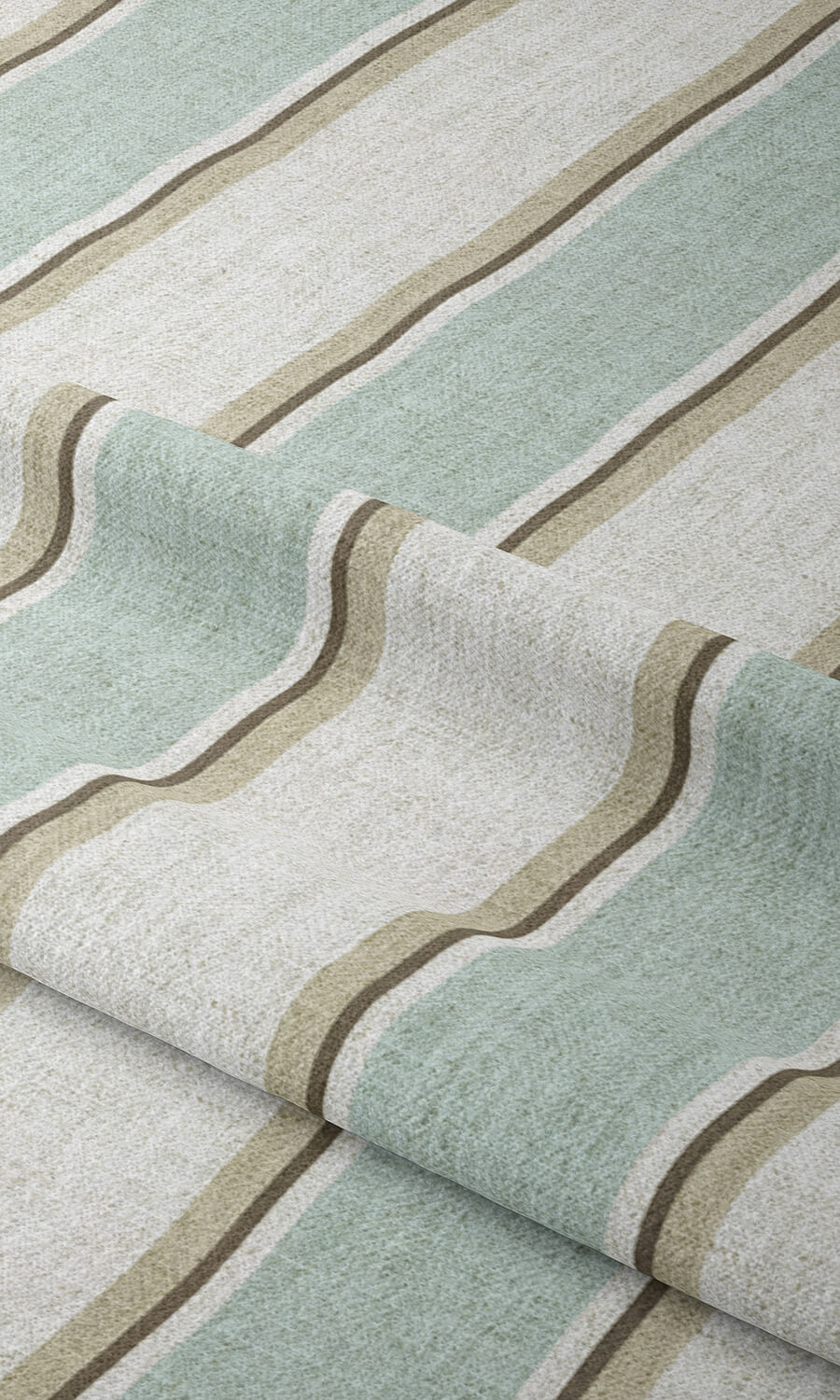 Modern Striped Drapes (Duck Egg Blue/ White) Extra Long Short Wide