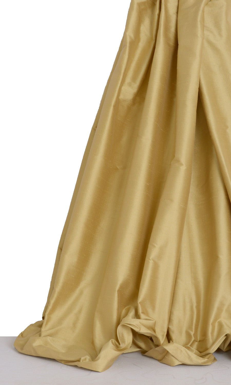 Shantung Silk Drapes for Living, Bedroom, Kitchen, Bathroom (Mustard Yellow)