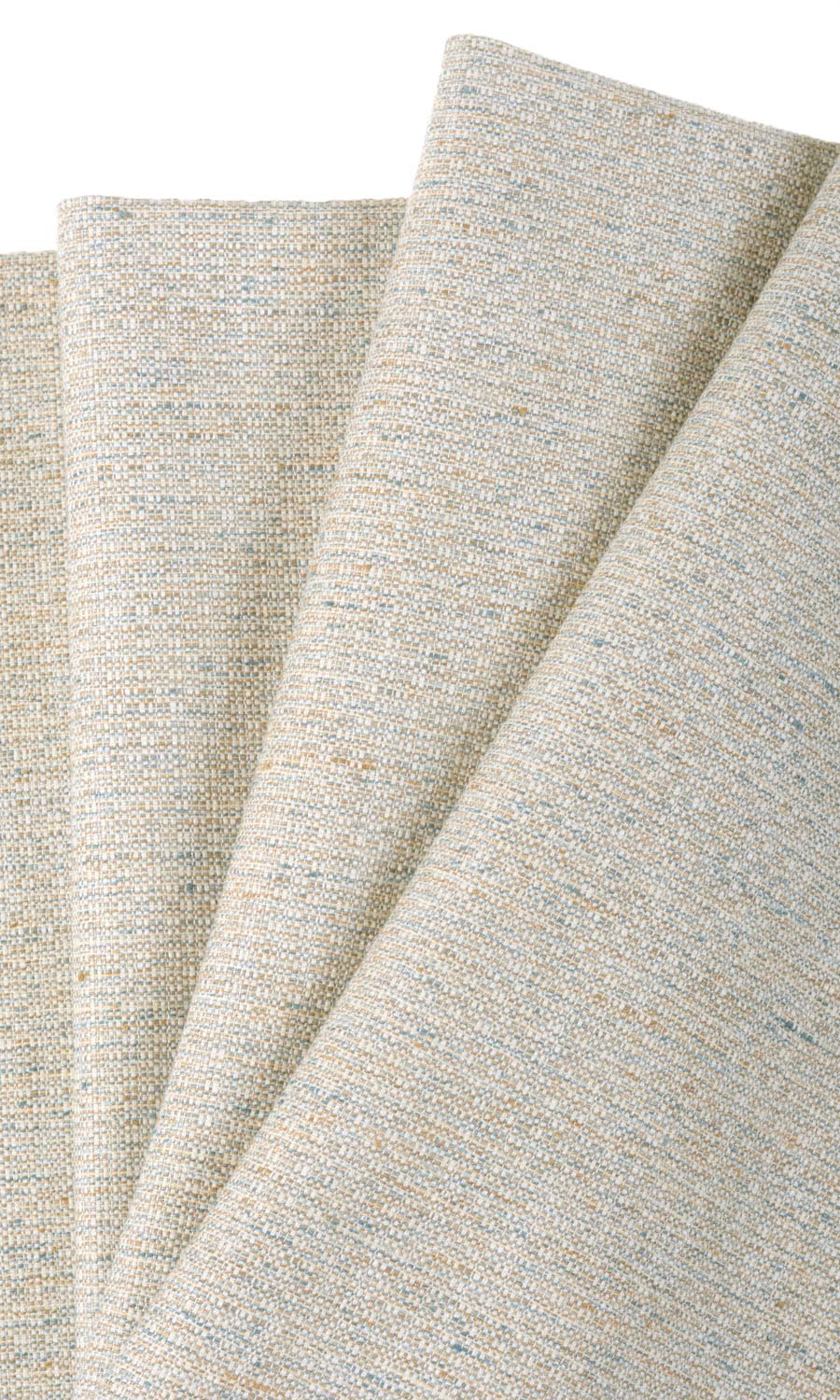 Textured  Free Fabric Material Sample (Oatmeal Beige/ Ash Gray)
