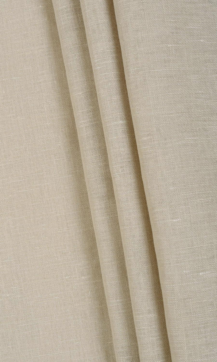 Linen Blend Sheer Made-to-Measure Curtains (Beige)