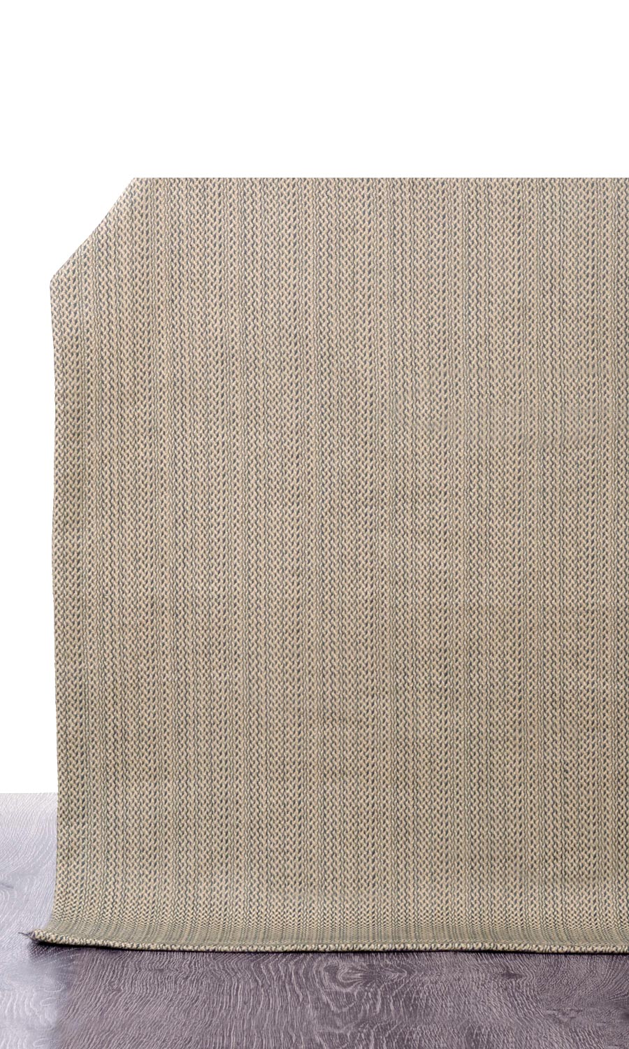 Cotton Fabric By the Metre for Curtains & Drapes (Blue/ Beige)