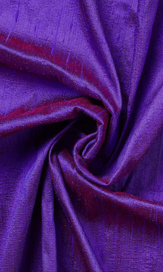 Violet/Purple Dupioni Silk Curtains I Handstitched And Shipped For Free