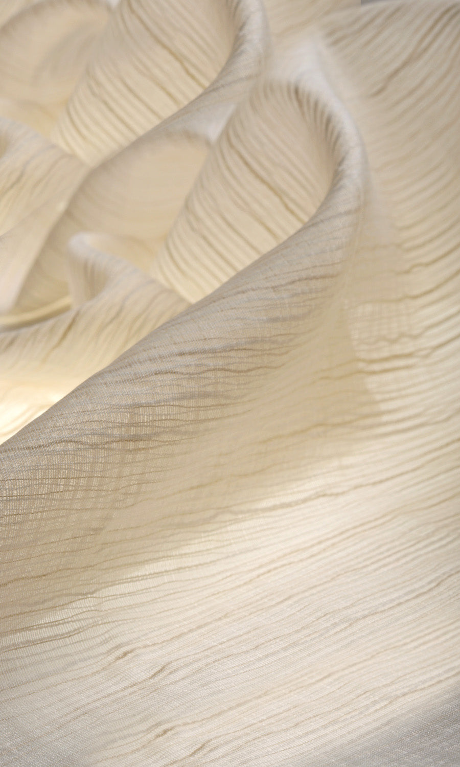 Sheer Made-to-Measure Curtains (Warm Ivory)