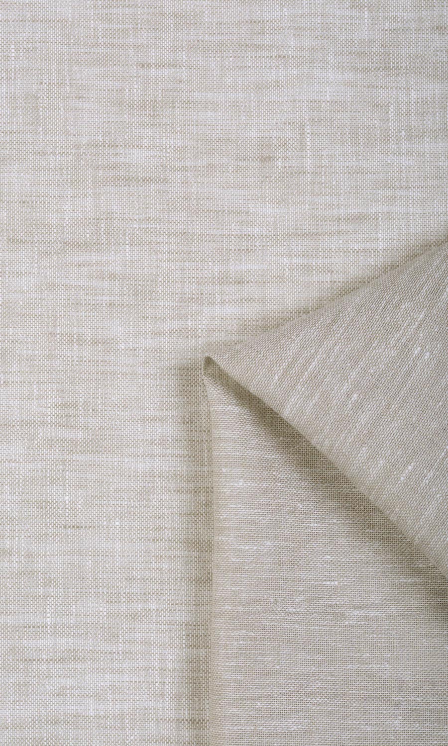 Linen Sheer Home Décor Fabric By the Metre (Creamy Beige)