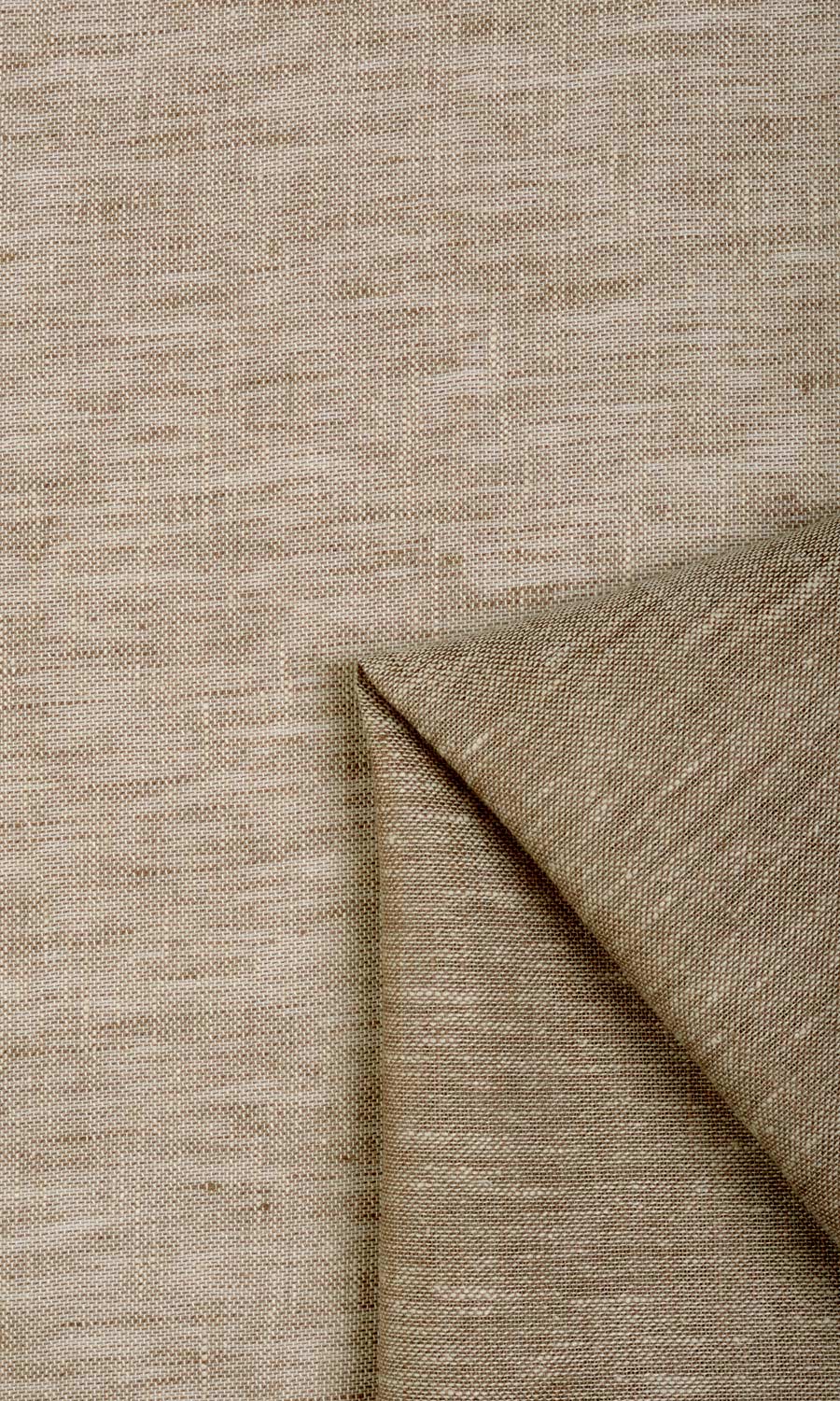 Linen Sheer Made-to-Measure Curtains (Beige/ Brown/ Umber)