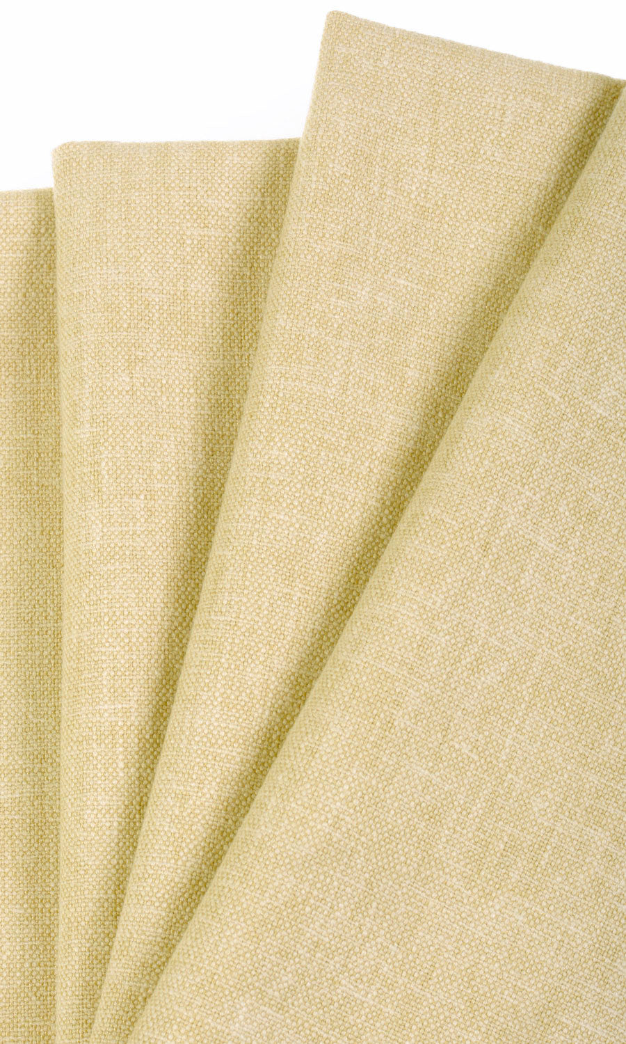 Linen Blend Drapery for Living, Bedroom, Kitchen, Bathroom (Pale Yellow)