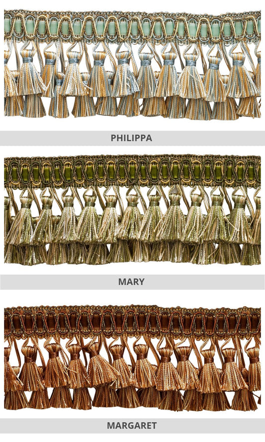 Curtain tassels and trims