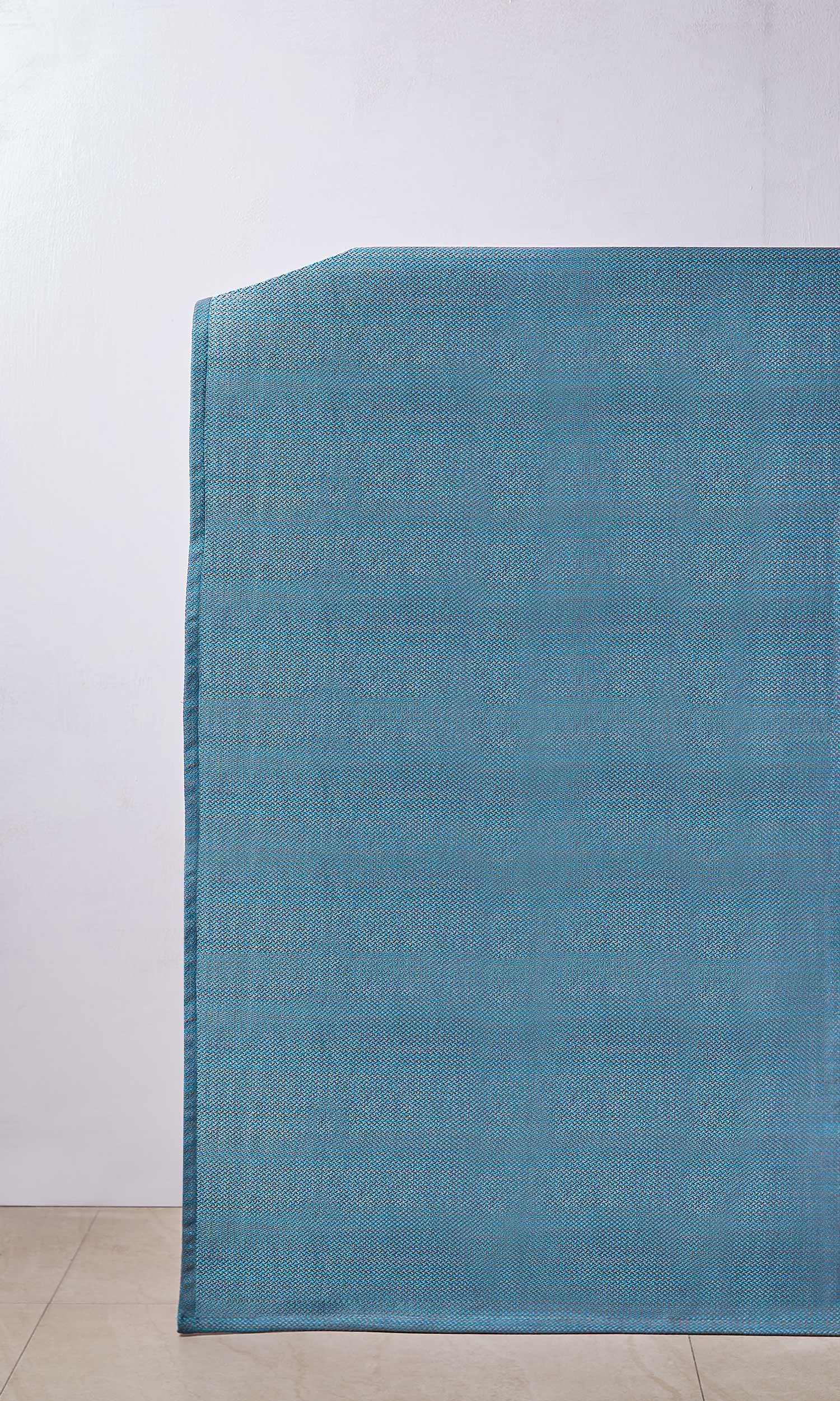Cotton Window Treatments Fabric By the Metre (Blue)