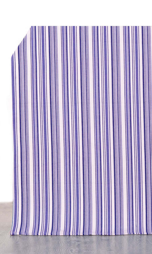 Bespoke Striped Cotton Curtains & Drapes