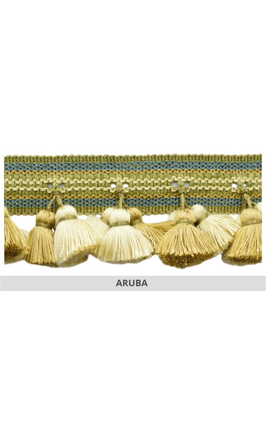 Tassel curtain trim border
