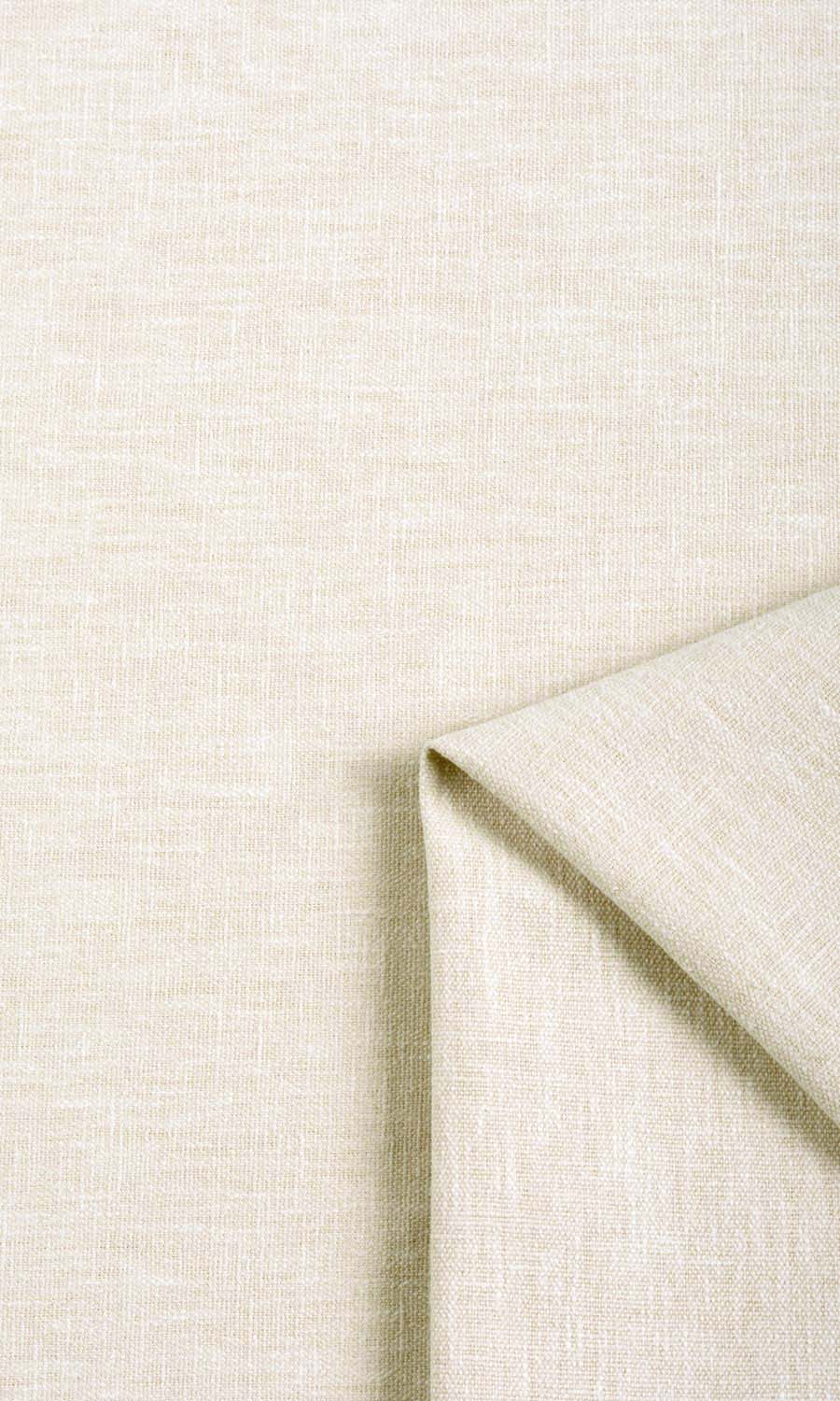 Poly-Cotton Window Treatments Fabric By the Metre (Warm Ivory/ Pale Beige)