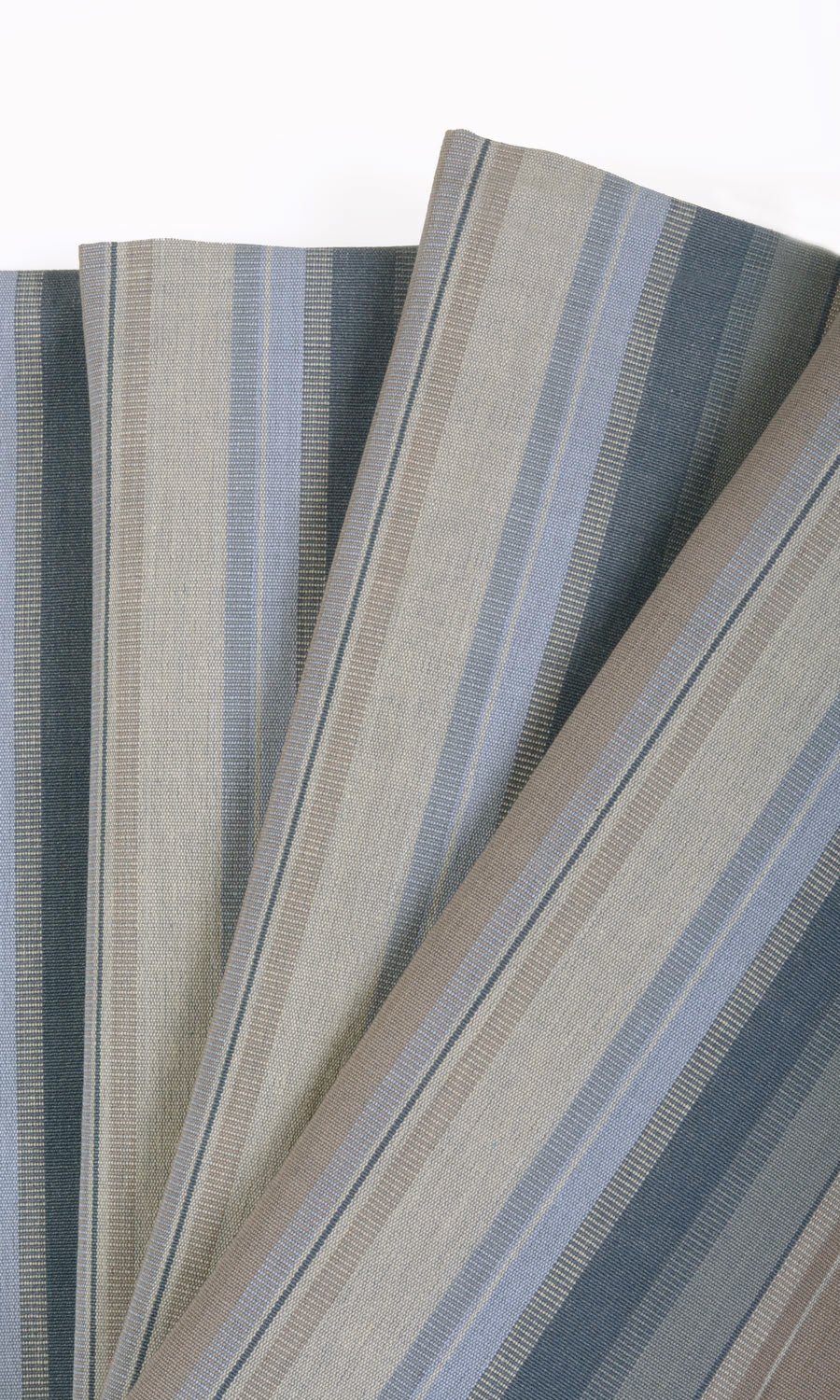Cotton Fabric Material By the Metre (Blue/ Brown)