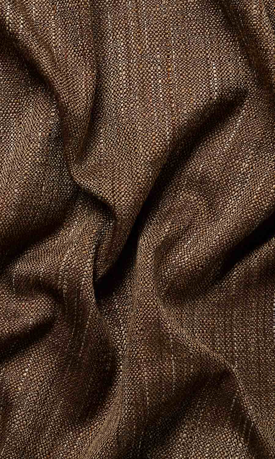 Textured Curtain Panels for Living, Bedroom, Kitchen, Bathroom (Brown)