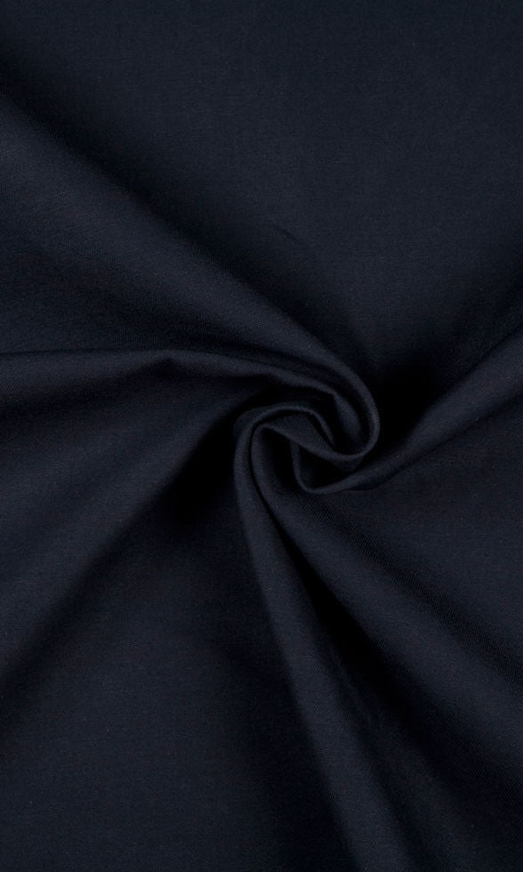 Cotton Home Décor Fabric By the Metre (Navy Blue)