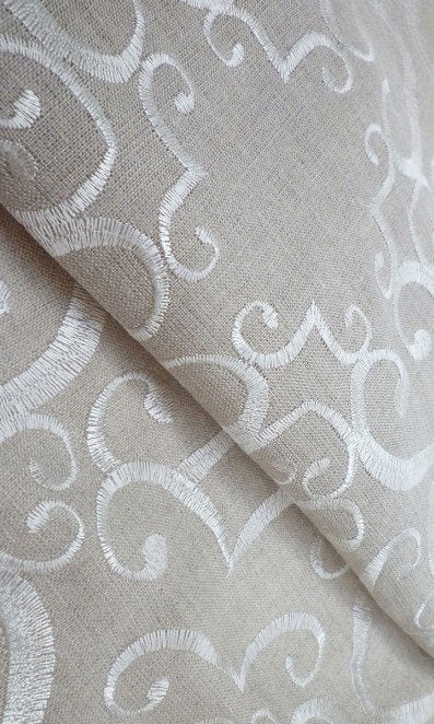 Custom Natural Linen Curtains Image