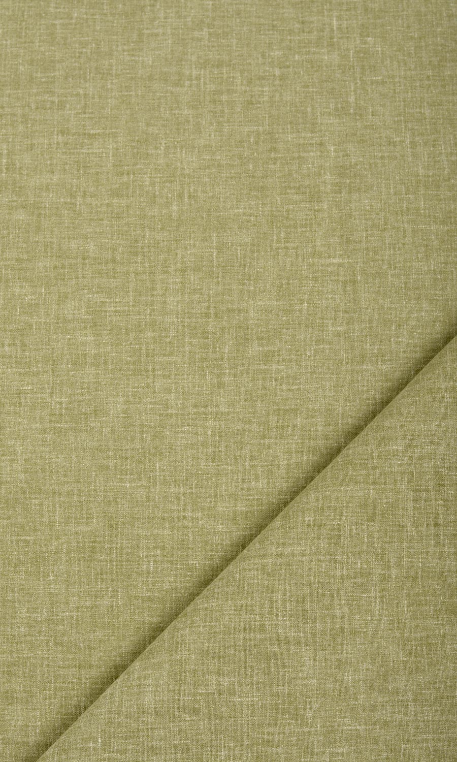 Poly-Cotton Blend Pinch Pleat, Rod Pocket, Eyelet Curtains (Olive Green)