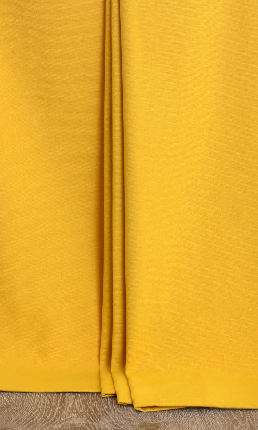 Solid Textured Fabric Material By the Metre (Yellow)