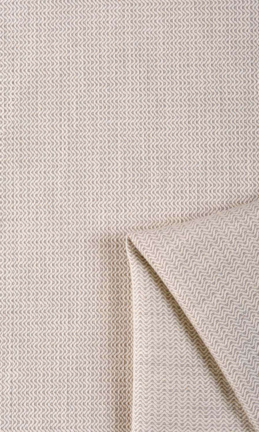 Textured   Fabric Material By the Metre (Grey/ Beige)