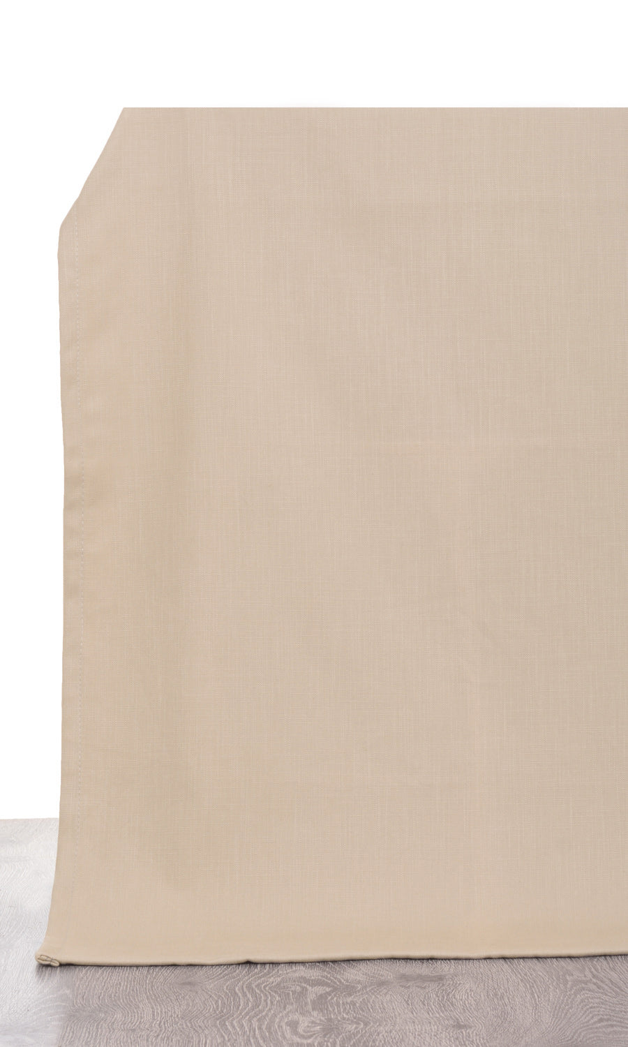 Poly-Cotton Any Size Style Curtains (Brown)