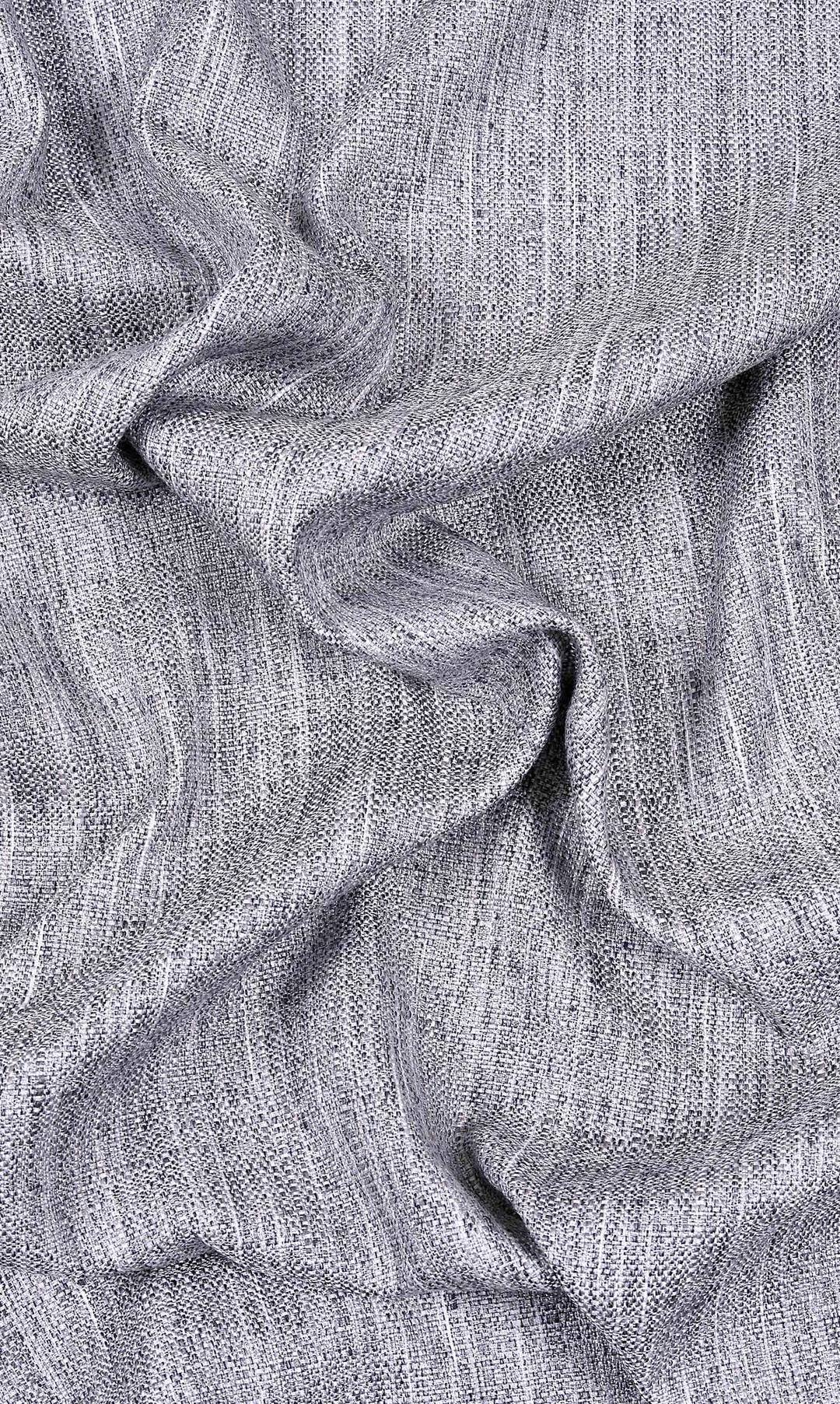 Textured Curtains for Living, Bedroom, Kitchen, Bathroom (Silver Grey)