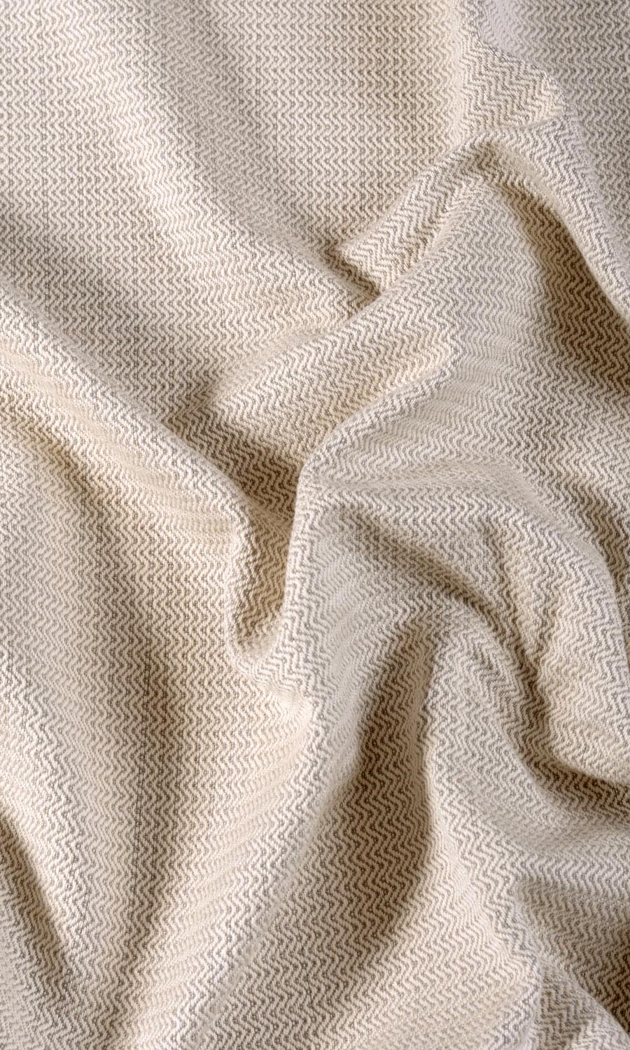 Textured   Fabric By the Metre for Curtains & Drapes (Grey/ Beige)