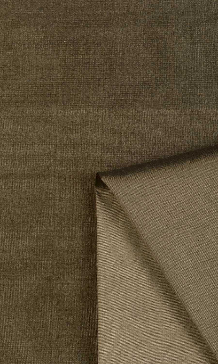 Shantung Silk Curtains / Drapes / Window Drapery Panels (Cedar Brown)