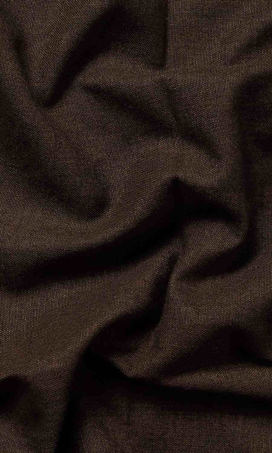 Plain Window Treatments Fabric Sample (Coffee Brown)