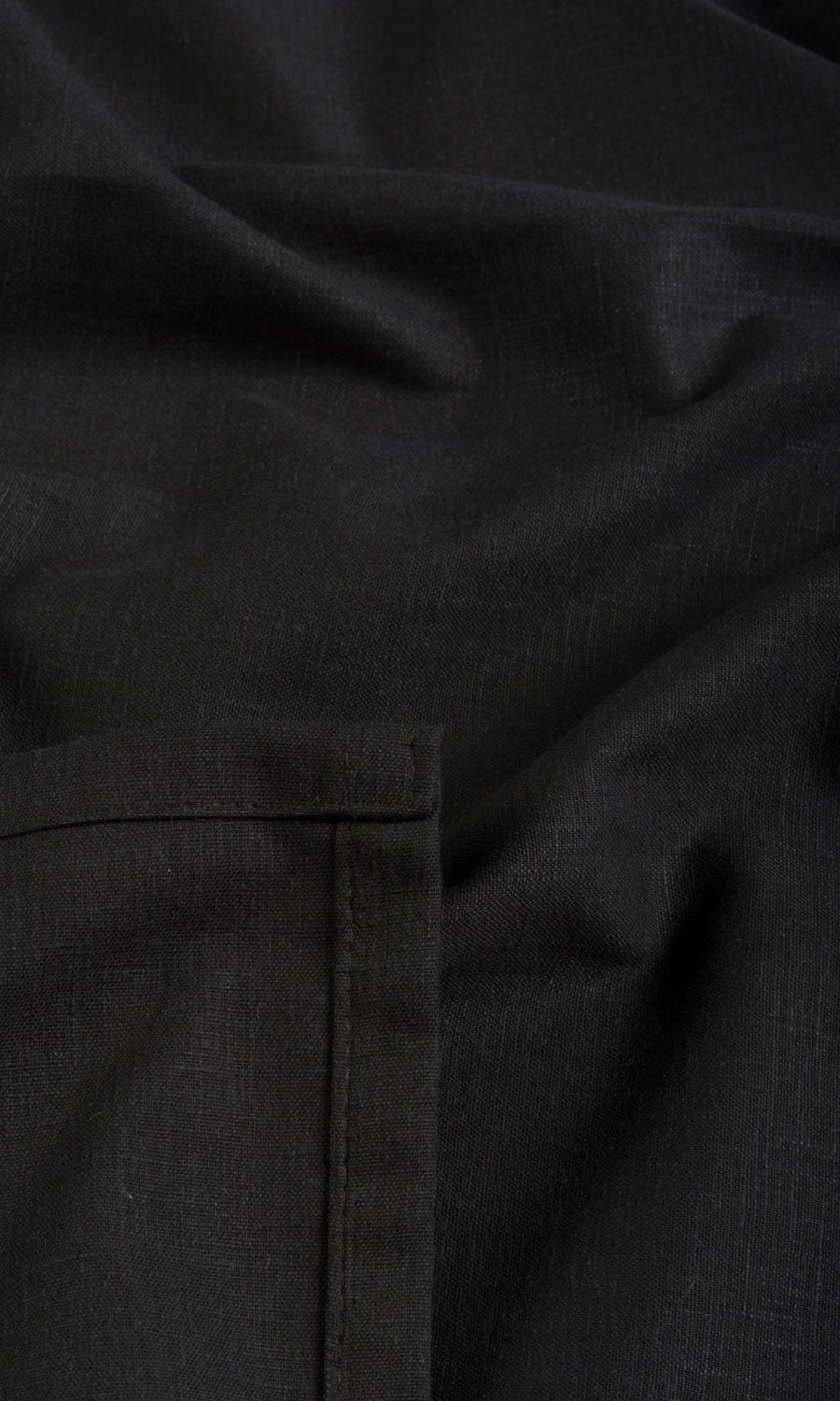 Poly-Cotton Fabric By the Metre for Curtains & Drapes (Charcoal)