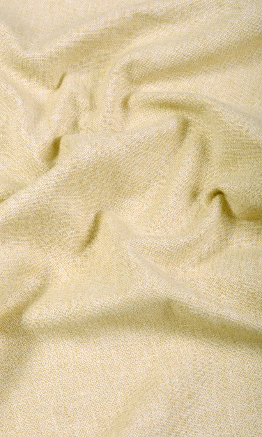 Linen Blend Drapery (Pale Yellow) Extra Long Short Wide