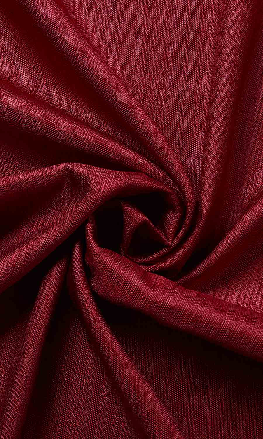 Faux Silk Curtain Panels (Red)