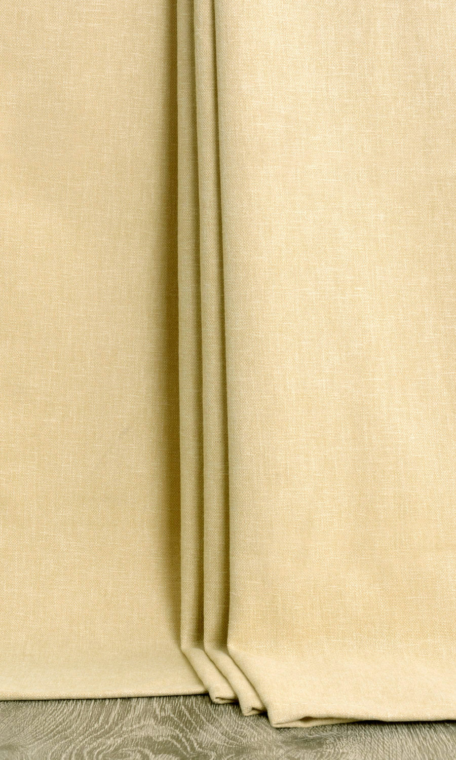 Linen Blend Made-to-Measure Curtains (Pale Yellow)