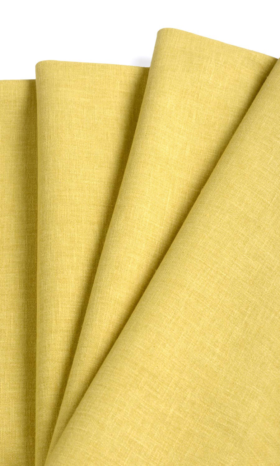 Poly-Cotton Window Treatments Fabric By the Metre (Cornflower Yellow)