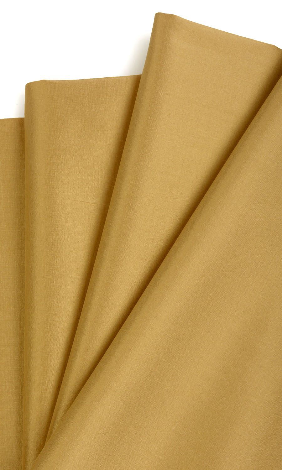 Shantung Silk Pinch Pleat, Rod Pocket, Eyelet Curtains (Ochre/ Burnt Yellow)