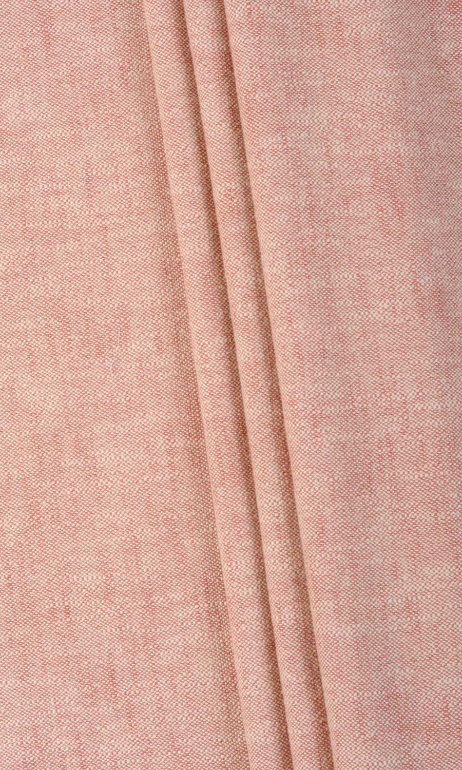 Plain Cotton Curtains (Coral Red) Extra Long Short Wide