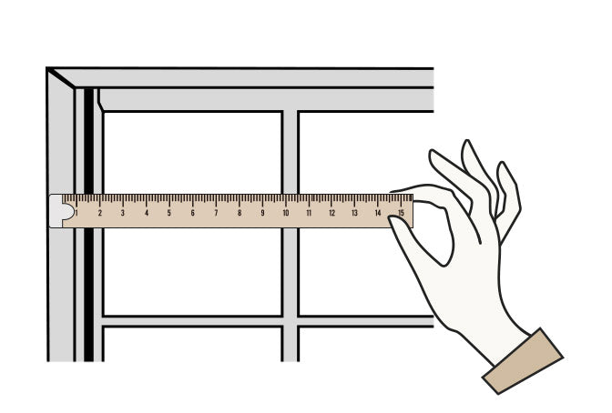 Drapery measurement guide from The White Window Curtains