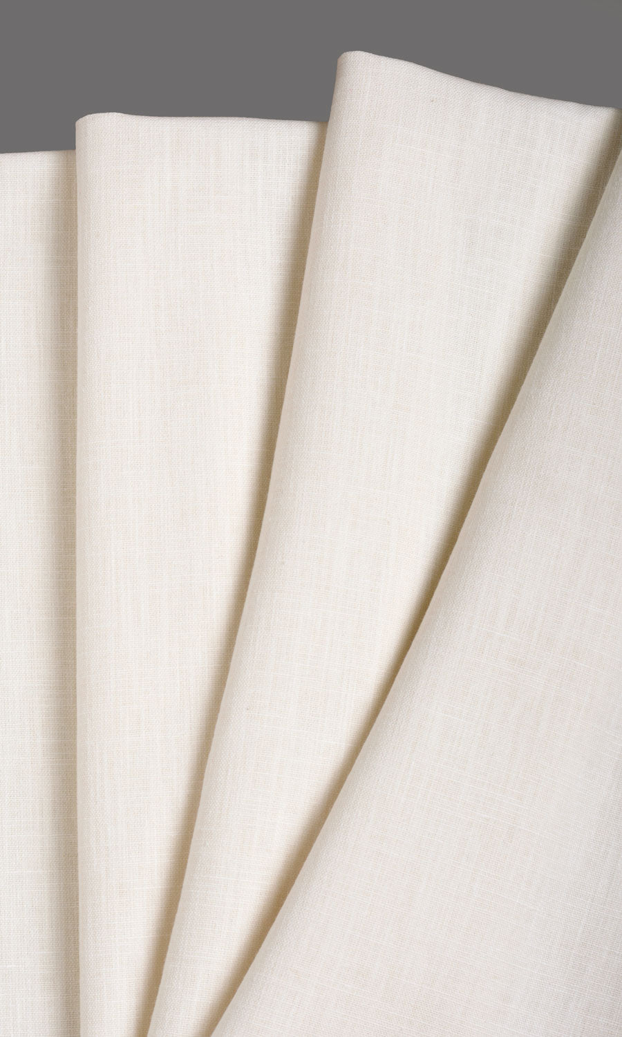 Poly-Cotton Fabric Material By the Metre (Cream/ White)