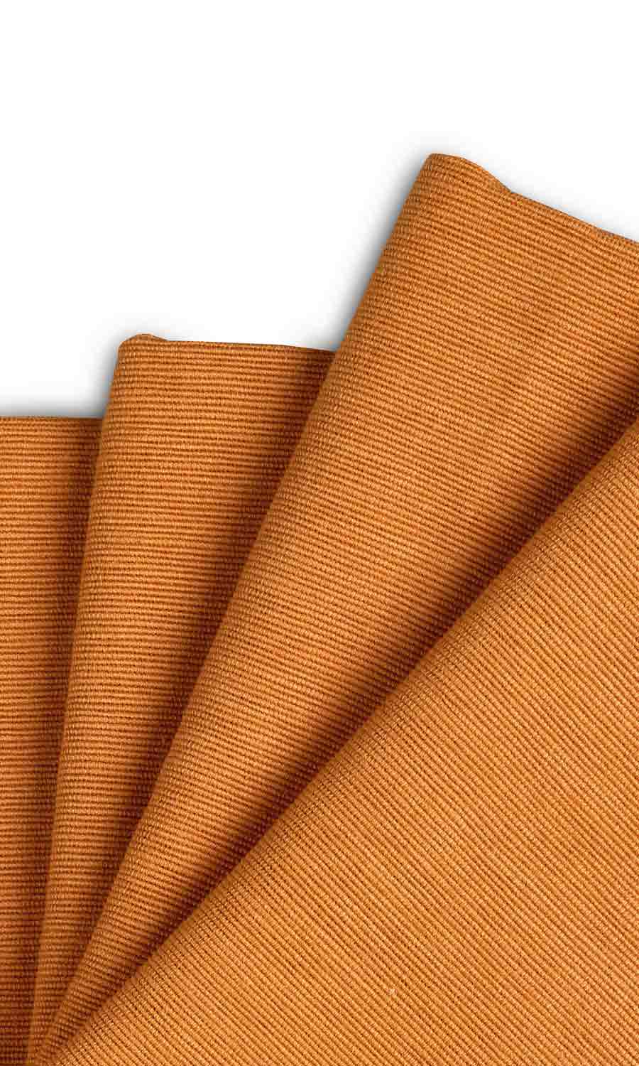 Cotton Home Textile Fabric Material By the Metre (Ochre Orange)