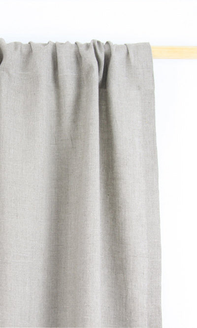 Pure Linen Made-to-Measure Curtains (Brown)