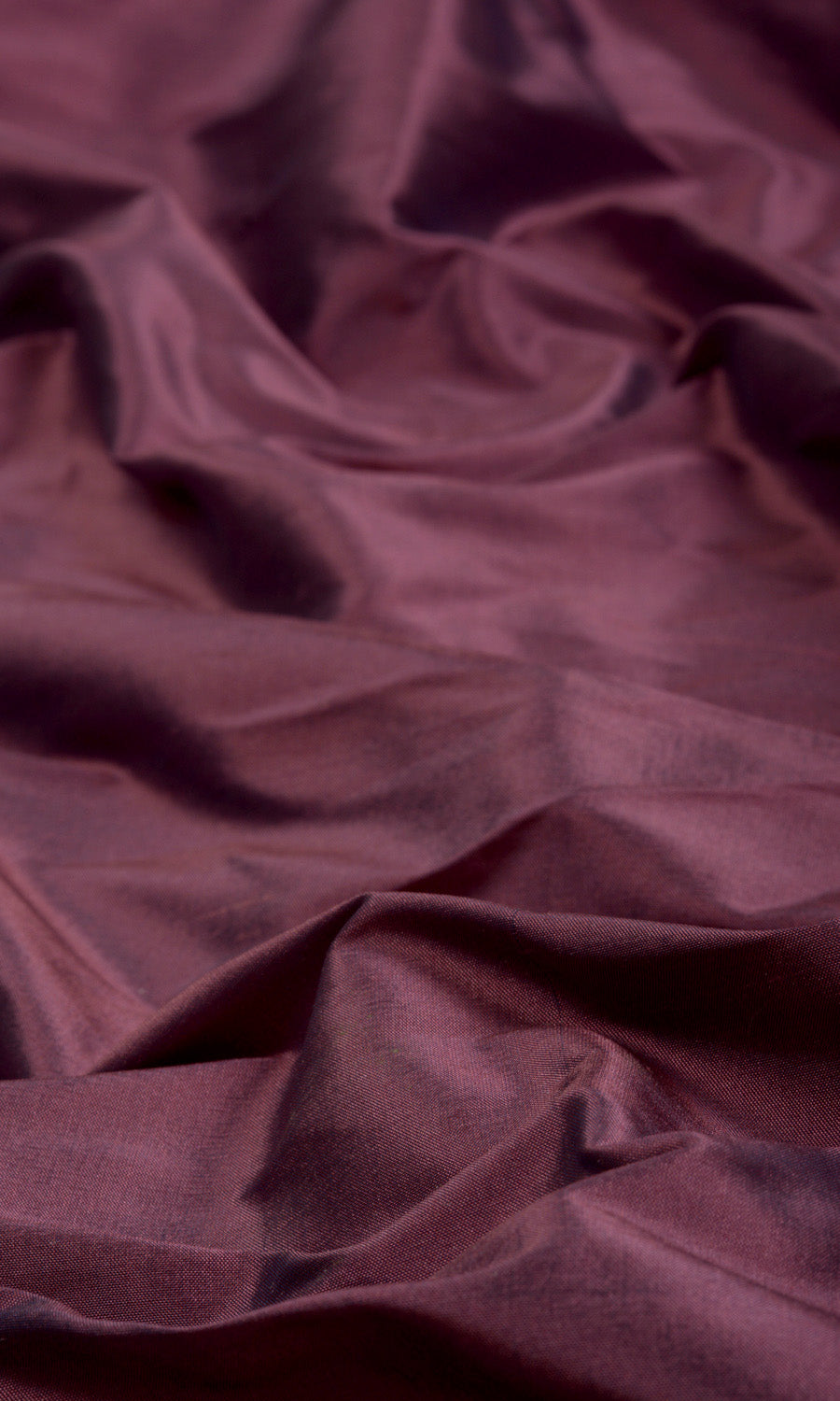 Shantung Silk Home Textile Fabric Material Sample (Wine Purple)