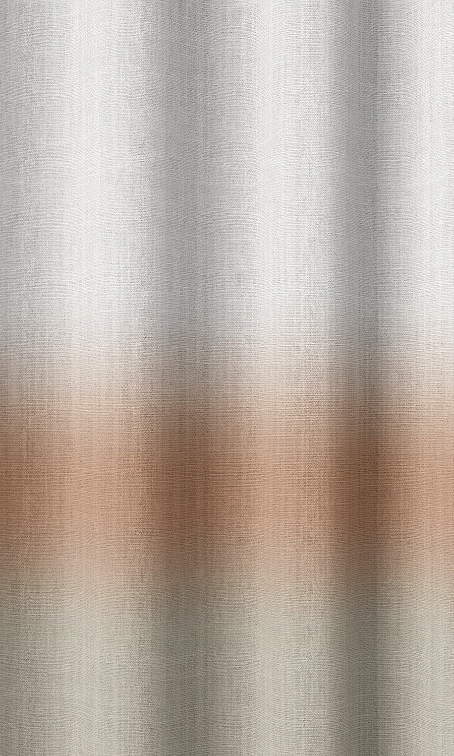 3-Tone Ombre Pinch Pleat, Rod Pocket, Eyelet Curtains (Rust Orange/ Beige)