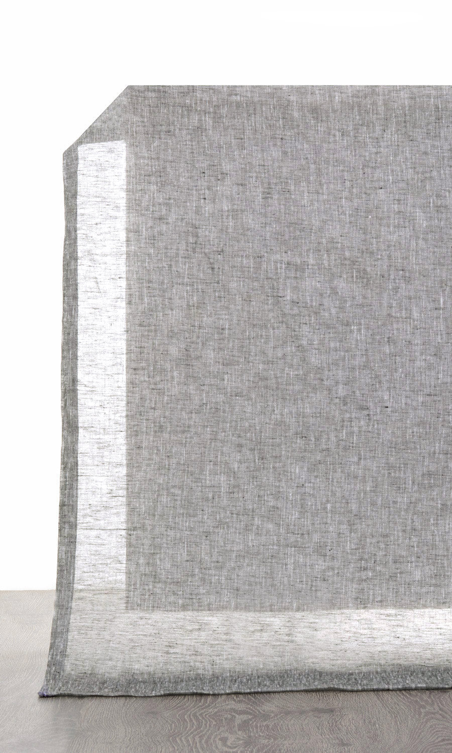 Linen Sheer Made-to-Measure Curtains (Grey)