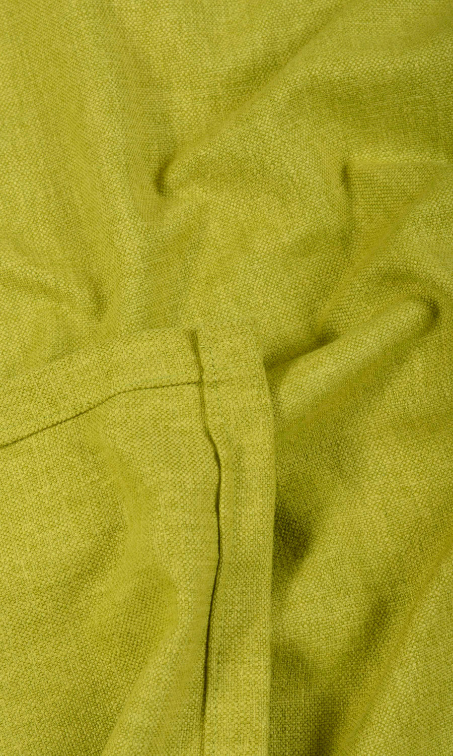 Linen Blend Free Fabric Material Sample (Green)