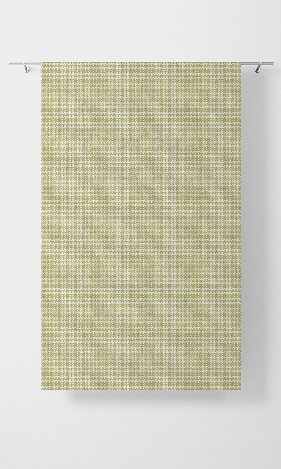 Checkered Drapes (Chartreuse Green/ White) Extra Long Short Wide