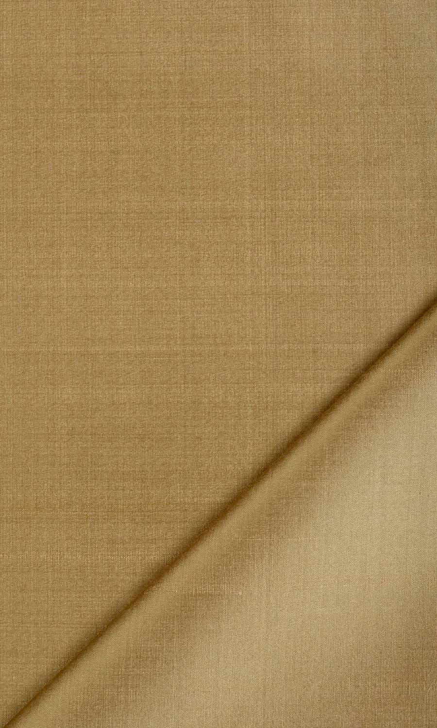 Shantung Silk Made-to-Measure Curtains (Golden Beige/ Ochre Yellow)