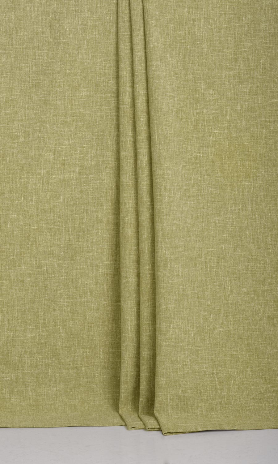 Poly-Cotton Blend Made-to-Measure Curtains (Olive Green)