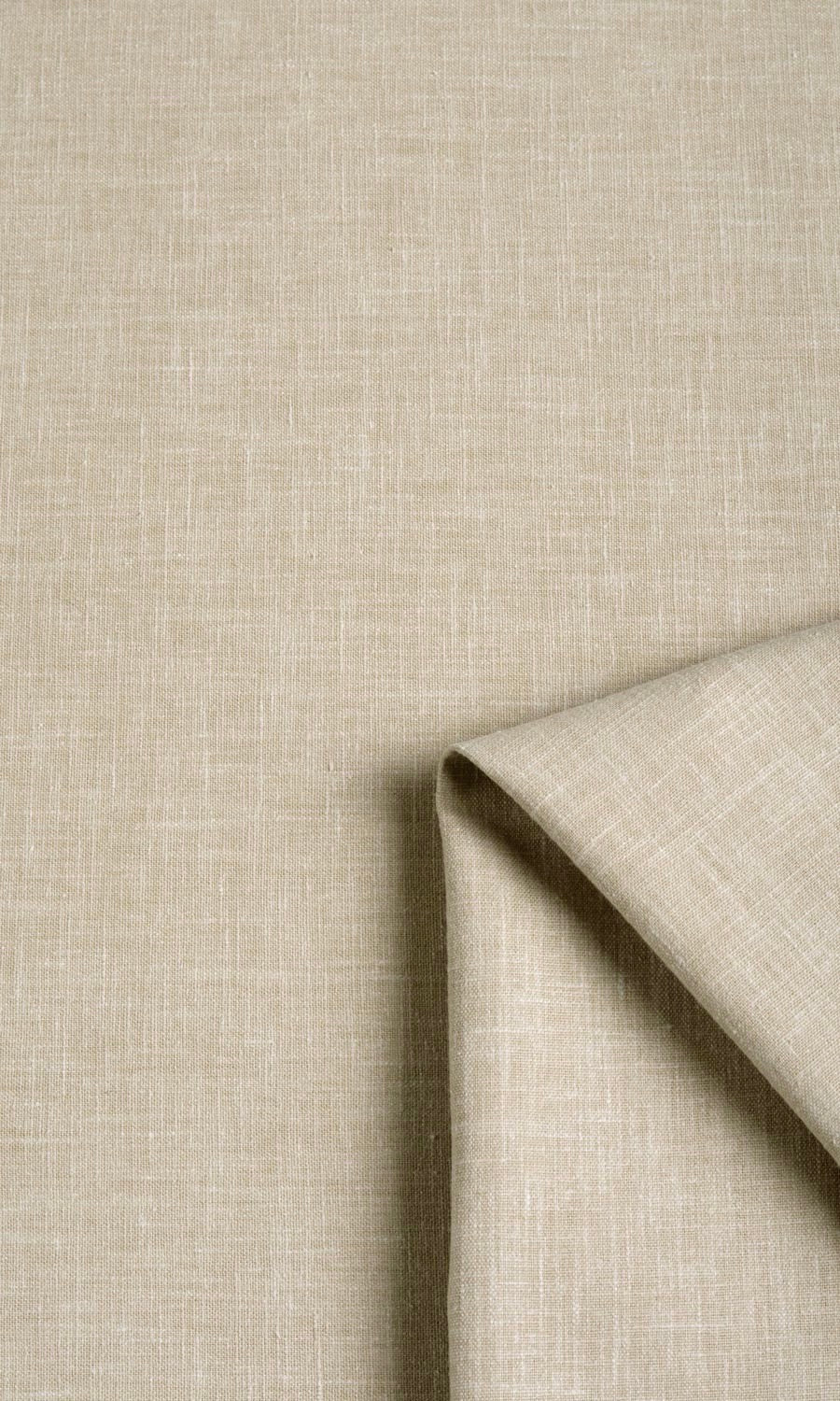 Linen Texture Fabric Material By the Metre (Oatmeal Beige)