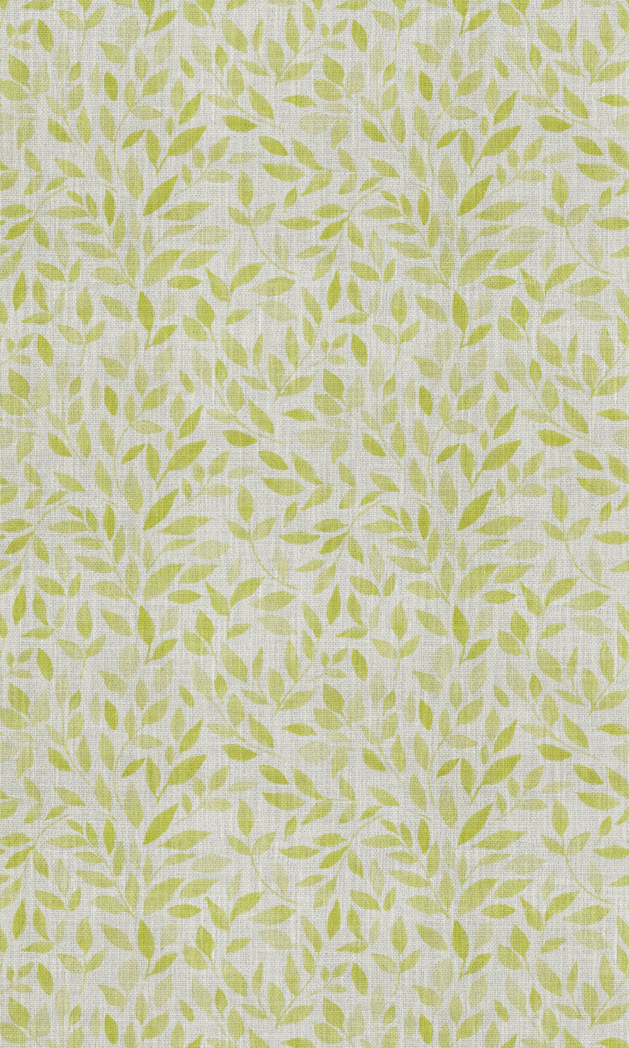 Botanical Print Fabric Material By the Metre (White/ Green)