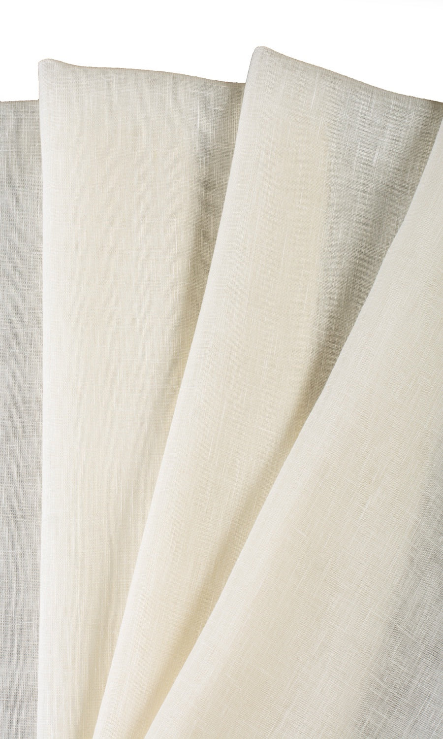 Sheer Made-to-Measure Curtains (Cream/ Milky White)